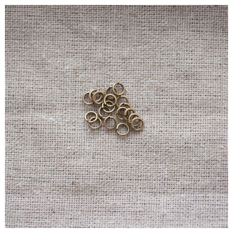 Anneaux 4mm Bronze vieilli