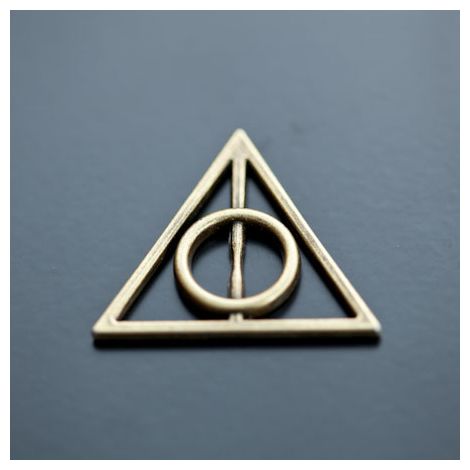 Breloque Symbole Harry Potter Bronze vieilli