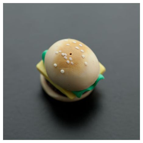 Cabochon Pendentif Polymère 20mm Hamburger
