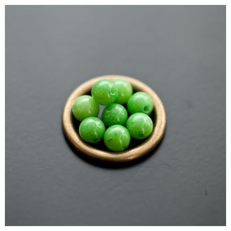Perle en Jade 6mm Vert clair