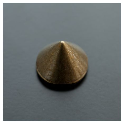 Perle en métal Connecteur Cône 21mm Bronze vieilli